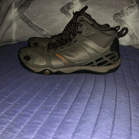 MERRELL’s men’s 10.5 army green and orange - Picture 9 of 9